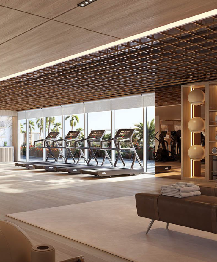 Modern apartment building exterior
